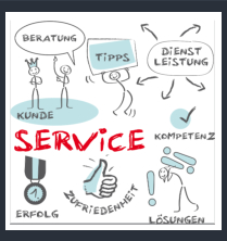 Wesentliche Komponenten des Service
